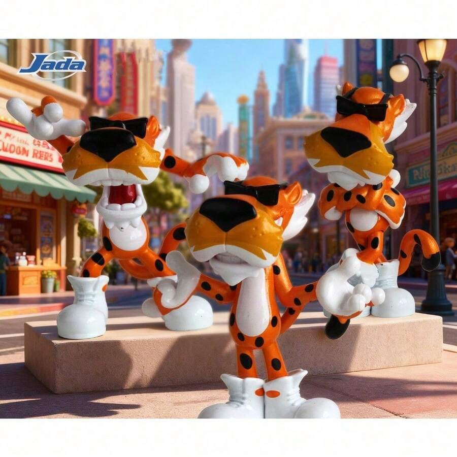 Simba Jadatoys官方授权奇多猎豹2.5英寸金属收藏人偶 - 精致桌面模型 - 彩色 - 查看 1