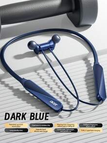 Acer 宏碁 OHR561 无线蓝牙耳机，入耳式运动耳机，适用于跑步、骑行、健身，颈挂式设计，内置麦克风，降噪功能，Hi-Fi 音质，超长续航，兼容智能手机、平板电脑和笔记本电脑。 - 均碼 - 查看 15