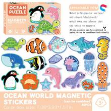 Animal Zoo & Farm Animal Shaped Magnetic Puzzle Toys, Suitable For Boys And Girls - Multicolor - View 19