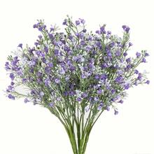 1/3/60 Stück künstliche grüne Pflanzen, Lavendel Bouquet, Outdoor Garten, Geburtstags Party, Party Dekoration, Hochzeitsblumenkorb, Brautstrauß, Heim Dekoration, Restaurant, Wohnzimmer, Schlafzimmer, Fensterbank, Vase Dekoration, Dekorationen, Neujahr Dekoration, Outdoor Garten, Schulanfang - Violett - Übersicht 8