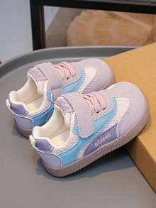 1双儿童运动鞋，新款春秋季男女童休闲鞋，防滑软底幼儿鞋 - 紫色 - 查看 6