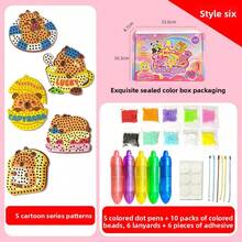 Bộ đồ chơi thủ công 3D, khơi dậy tài năng nghệ thuật của trẻ, bộ đồ chơi thủ công 3D lập thể, đồ chơi sáng tạo tự làm cho trẻ mầm non, bộ dụng cụ vẽ tranh chấm bi 3D, bộ đồ chơi tự làm chủ đề công chúa và trái cây, chất liệu ABS, hỗ trợ học tập thực hành, vui chơi sáng tạo không cần màn hình, phù hợp cho trẻ từ 3 tuổi trở lên, quà tặng sinh nhật/ngày thiếu nhi. - Nhiều màu - Xem 14