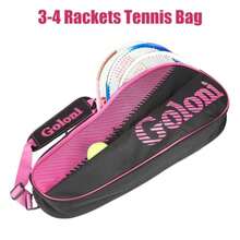 3 Racquet Tennis Bag for Professional or Beginner Tennis Players Rackets Cover Bag with Protective Pad and Lightweight Unisex Design for Men Women Youth and Adults - Azul cielo - Ver 3