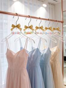 1pc Customize Personalized Bridal Hanger,Wedding Name Hanger,Personalized Flora Hanger,Wedding Custom Hanger, Dress Hanger, Bridesmaid Hanger,Home Essentials,Personalized Gifts - Multicolor - View 5