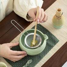 1pc/5pcs Japanese Matcha Bowl, Matcha Whisk Set, Includes Whisk, Tea Scoop, Tea Strainer, Tea Cloth, Traditional Tea Ceremony Tools, Holiday Gift - Multicolor - View 3