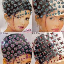 Adesivo Pet Shop Bind Piercing – Kit 12 Cartelas Para Dog/ Cachorro Beleza Animal Com Brilho e Estilo - Colorido Aleatório - Visão 4