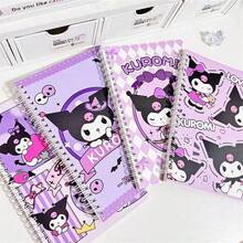 SANRIO （正版授权）2/4本库洛米粉圆本，全彩封面，带横线内页，适用于办公记录、日常记账、学习笔记整理等。是精美的学生新年礼物，也是开学季的必备之选。 - 彩色 - 查看 3