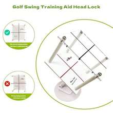 Golf Swing Trainer for Head Movement - Patented Head Lock Training Aid PGA Recommended for Consistency and Accuracy - como en la foto - Ver 3