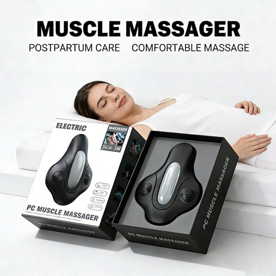 Kegel Exercise Electric Pelvic Floor Muscle Trainer, Cushion-Type Electric Massage Cushion, For Pelvic Floor Exercises And Muscle Relaxation, Fitness Equipment For Both Men And Women At Home - Exquisite Gift Boxes - Christmas And New Year Gifts - màu đen - Xem 1