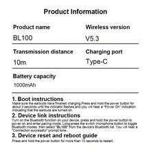 Wireless Gaming Headset With Detachable Noise-Cancelling Microphone, Supports 2.4G, Bluetooth, USB And 3.5mm Wired Connection, 3 Modes, Compatible With PC, Switch, Smartphone And Tablet - Black - View 9