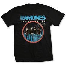 Ramones Circle Photo T Shirt - màu đen - Xem 1