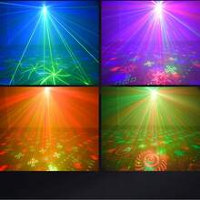 DJ Disco Ball Lights, Party Lights, Remote Control Pattern Projector, LED Sound Activation, RGB Strobe Projection Lights, Christmas, Halloween, Holiday Parties, Karaoke Bar, Birthday, Wedding, Club Atmosphere Lights - USB Plug-in Model - View 6