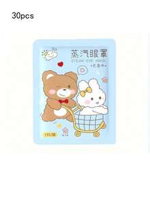 5/10/20/30/50pcs Pack Pink Rose Scented Steam Eye Mask, Moisturizes Eye Area, Relieves Fatigue, Relaxes Mind & Body, Suitable For Those Who Use Computers, Phones & Other Electronics For Long Hours, Students, Office Workers, Business Travelers, Night Owls. Ideal Valentine's Day, Birthday Gift For Boyfriend/Girlfriend - Pink - View 19