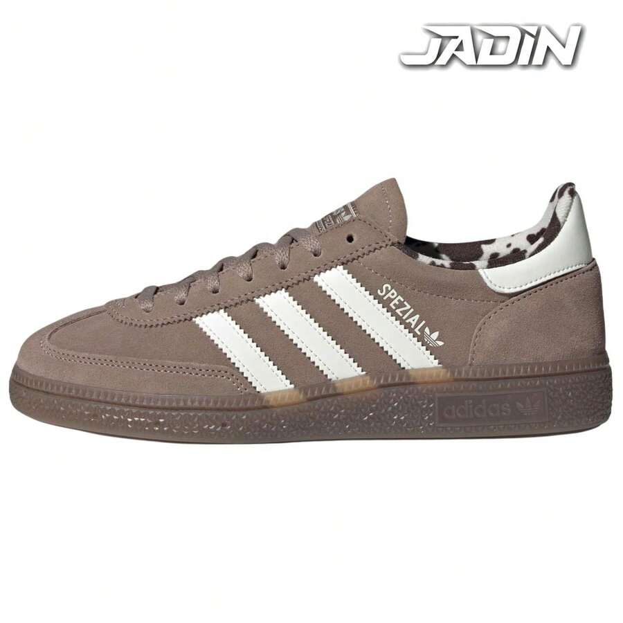 Adidas Handball Spezial Chalky Brown Cow Print Women's JR5007 - 駝色 - 查看 1