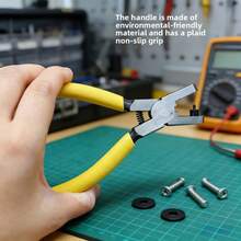 2.0毫米通用皮革打孔器，适用于薄皮带、鞋子、布艺狗项圈、DIY家居或手工艺项目、表带打孔器、皮革打孔钳 - 多色 - 查看 3