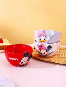 Juego de tazones de Mickey Mouse Disney Joy Relief: Tazones para el hogar, Juego de vajilla, Tazones para sopa de gran capacidad, Juego de vajilla con estilo - Multicolor - Ver 7