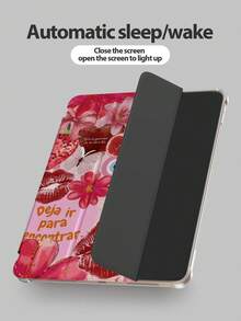 1个红色唇花蝴蝶图案平板电脑保护套，适用于iPad 7/8/9平板电脑，2022款Apple Air 5/4/3第九代10.2英寸硅胶保护套，iPad Pro 11英寸（A16 2025），带可折叠支架，适用于iPad第十代。 - 彩色 - 查看 4