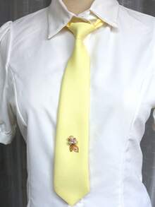 1pc Women's Studded Tie-Less Collar, Suitable For Casual, Street, Daily, Party, Gift - Multicolor - View 2