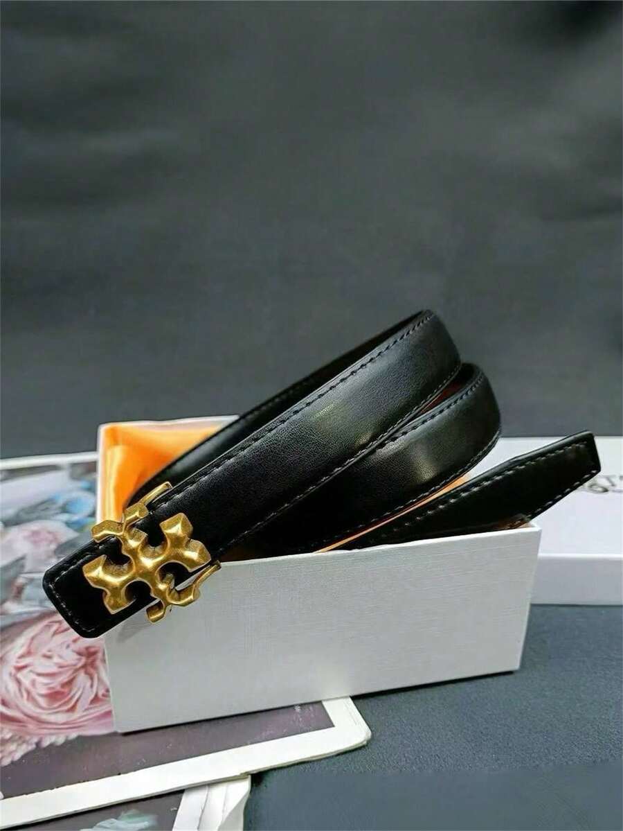 1 chiếc thắt lưng nữ thời trang công sở, có khóa cài, phù hợp để phối cùng quần jeans, quần tây thường ngày. Thích hợp cho ngày Valentine, mùa hè, đi học, mùa thu, Giáng sinh, một món quà tuyệt vời. - Xem 1