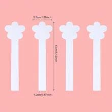 Honbay 100PCS Flower Shaped Disposable Perfume Test Strips Essential Oils Paper Test Strips Smelling Test Paper White Testing Strips Aromatherapy Fragrance Tester Strips (A) - ColorA - 查看 2