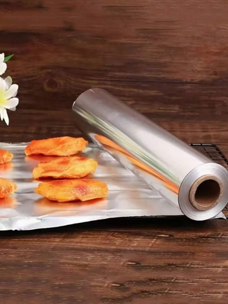 加厚铝箔卷，适用于烧烤、高温烤箱烘焙、空气炸锅、商业用途，特别适合烤鱼、烤蛤蜊和米粉。 - 查看 1