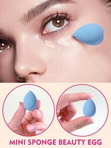 20件套化妆工具套装，包括：5个化妆海绵+5个迷你化妆海绵+5个三角粉扑+5个迷你气垫粉扑 - 彩色 - 查看 10