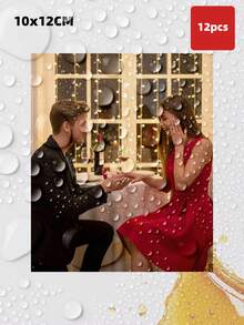 1/4/12/20 Pcs Personalized Photo Wine Bottle Labels, Customized Wedding Champagne Whiskey Stickers, Waterproof Oil-Proof Adhesive Decorative Labels, Wedding Favors For Guests - Multicolor 1 - View 28