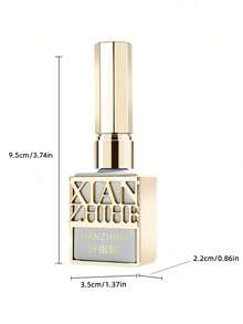 XIANZHIHE 1pc/3PCS 15ML 闪亮水晶透明玻璃珠猫眼指甲油凝胶，2026 新款，流行瓷白色水晶猫眼指甲油。 - 粉白色 - 查看 7