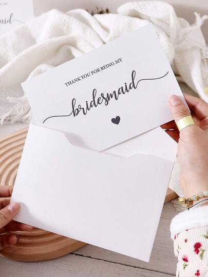 بطاقة شكر لكونك وصيفة العروس الرئيسية، بطاقة شكر، بطاقة شكر لوصيفة العروس، بطاقة شكر للزفاف، بطاقة وصيفة العروس الرئيسية