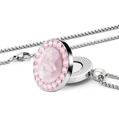 Golf Ball Marker with Ceramic Crystal Ball Marker Necklace 20mm Small Size Gifts Accessories Women Golfers