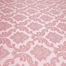 Jacquard Tablecloth For 4, 6, Or 8 People. - Rusty Rose - View 2