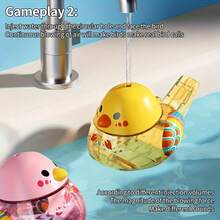 1 chiếc còi chim nước, có thể điều chỉnh lượng nước để thay đổi âm thanh tiếng chim hót, đồ chơi nước ngoài trời cho phòng tắm, món quà tuyệt vời cho bé trai, bé gái, tiệc tùng, sinh nhật, ngày lễ (Màu ngẫu nhiên) - Nhiều màu - Xem 4