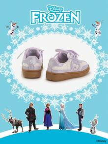 Disney 1 Pair Children's Sneakers, Including Princess, Anna Princess, And Arendelle Princess Sneakers, Suitable For Daily, Holiday Sports And Outdoor Wear. Comfortable, Non-Slip, Durable And Breathable Soles - Mauve Purple - View 3