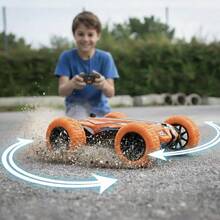 PEYMALERA Coche De Control Remoto Niños Todo Terreno Deslizante Regalo - Naranja - Ver 5