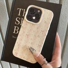 1pc TPU Material Lace Rabbit Bow Pattern Full Coverage Shockproof Soft Phone Case Compatible With Iphone 17 Pro Max/17/16 Pro Max/15/13/12/11, S20 FE/A15/S24/A55, Compatible With Note 11/Note 12/Note 13 Pro - White - View 2