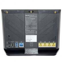 T-Mobile AC-1900 By ASUS Wireless-AC1900 Dual-Band Gigabit Router AiProtection with  Micro for Complete Network Security - Negro - Ver 6