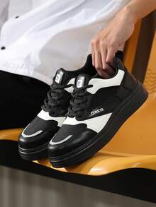 Professional Anti-Slip Chef Shoes, Casual Series Anti-Slip Men's Professional Safety Shoes - Black - View 2