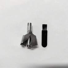 不锈钢迷你鼻毛修剪器，手动鼻毛修剪器 - 不锈钢便携式修容工具，防水设计带刷头，无需电池，男女皆宜的专业卫生护理，适合居家、旅行、通勤使用。 - 彩色 - 查看 12