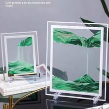 5英寸/7英寸极简主义3D风景沙画，玻璃工艺品，创意礼品装饰 - 多色 - 查看 10