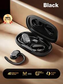 Acer OHR553 Bluetooth Earbuds Open-Ear Design With Charging Case Non-In-Ear OWS Wireless Earhooks Comfortable Wear Perfect For Sports Running Cycling Compatible With IOS/Android Phones - one-size - View 17
