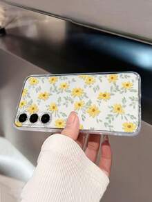 1个透明花卉印花加厚防震手机壳，兼容三星Galaxy S26/S26PLUS/S26 Ultra、S25/S25PLUS/S25 Ultra、A17/A07/A16/A36/A26/A56/A50/A12/A32/A52/A72/A51/A21S/A13/A14、S24/S24PLUS/S24Ultra、S22/A52/A53/A54/A55、11/12Pro/12/12X/13Pro/14Pro/15Pro，以及红米10/9/Note9/12c/Note11pro/Note8Pro - 彩色 - 查看 5