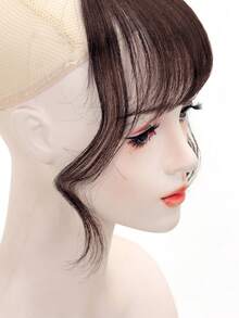 Bangs Clip-In Hair Extensions, Natural Looking French Air Bangs, Invisible & Seamless Synthetic Hair Piece For Women - Multicolor - View 2