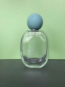 1.01oz Oval Glass Perfume Bottle, Elegant Makeup Spray Bottle, Colorful Round Cap Refillable Bottle, Essential Back-To-School Item - Glass Bottle - View 4