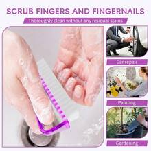 Nail Scrub Brush Set For Fingernail And Toenail Cleaning Grip Handle Manicure Pedicure Scrubber Brushes Kit For Women And Men - 1 - View 5