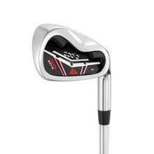 Golf Iron Set Standard and Extended Length Options for Tall Golfer Designed for Forgiveness and Ease to Use Men and Women Right Handed - Negro - Ver 4