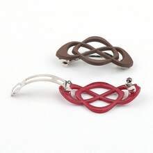 1pc Chinese Knot Hair Clip, Suitable For Women's Daily Commute, Casual Outings, Dances, Parties, Vacations And Various Occasions - Multicolor - View 5