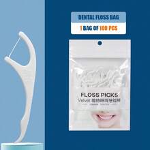 50/100/150-Pack Dental Floss Picks Adult Home Pack Premium Ultra-Fine Dental Floss Cleaning Essential For Home Use Disposable Dental Floss. Ultra-Fine Dental Floss Picks Family Pack - Toothpick, Interdental Brush - Cleaning - Oral Hygiene - Multiple Care For Your Oral Health - Fine Floss For Tooth Protection - Interdental Cleaning Supplies. Suitable For Oral Care, The Floss Will Not Break Or Wear. Portable Disposable Dental Floss Picks Are Essential For Daily Travel And Home Use. - 白色 - 查看 16
