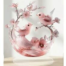 Đồ trang trí để bàn 2D bằng acrylic lãng mạn cho Ngày Valentine, vật trang trí tạo không khí lễ hội, quà tặng thủ công. - 1PC - Xem 6