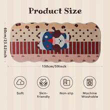 1pc Cartoon Dog Printed Bath Mat, Bathroom Rug, Kitchen Mat, Area Rug, Laundry Room Carpet, Soft Plush Printed Rug, Area Decor Carpet, Thick Anti-Fatigue Kitchen Mat, Waterproof Non-Slip, Farmhouse, Comfortable Standing Mat For Sink, Bathroom, Laundry Room - Cartoon Dog Pattern - View 14