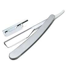 1 Piece Shaving Razor Underarm Knife Dual Edge Blade Foldable Shaver Hair Removal Beard Face Beauty Body Eyebrow Bikini - Silver - View 8